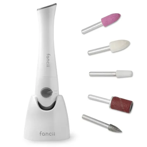 Fancii Ensemble de limes à ongles électriques professionnelles pour manucure et pédicure
