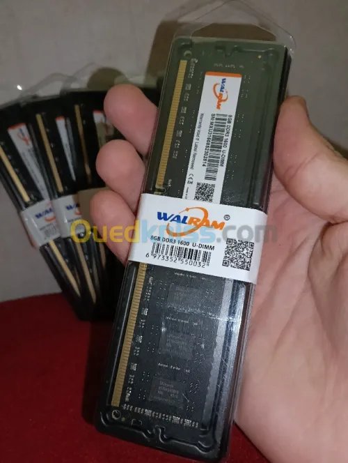  Walram Ram Ddr3 8gb 1600mhz jamis utilisé