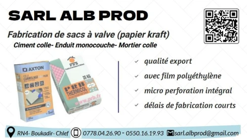 Sacs en papier pour Matériaux de construction