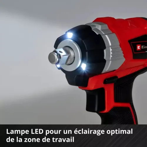 Kit Einhell 18V 5 Outil 2 Batteries 4Ah Chargeur 3A / Clé à Chocs et Visseuse à Percussion Brushless