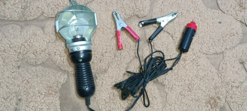 Lampe 12V les pinces prise allume cigare