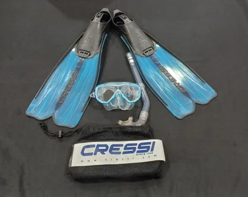 KIT PMT Rondinella Cressi (masque + tuba + palmes )