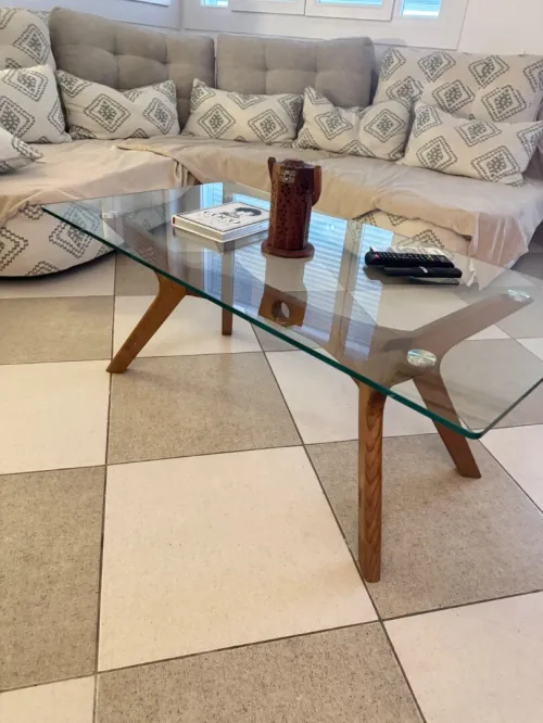 Vends table 6 chaises et table basse