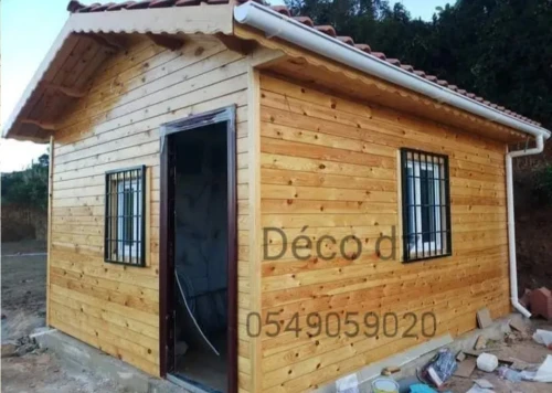 Construction des chalets et kiosque en bois 