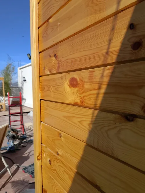 Construction des. Chalet bungalow en bois 