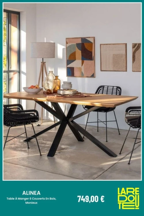 Table modern irrégulière 