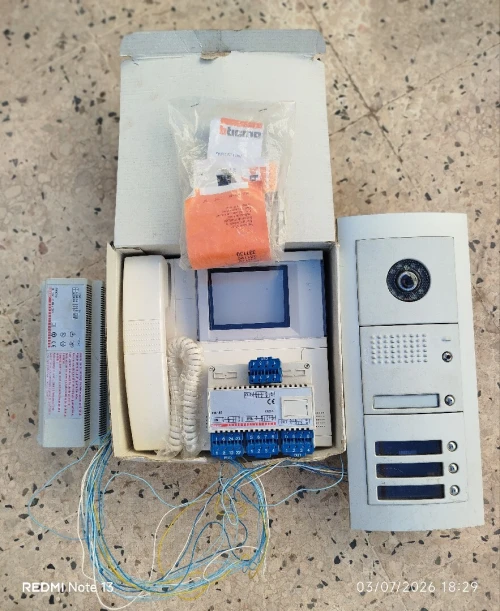 Visiophone n/ blanc (cabas)