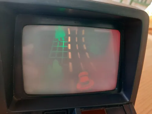 Jeu de tableau de bord de voiture de course Tomy Turbo vintage rétro rare à collectionner 1983