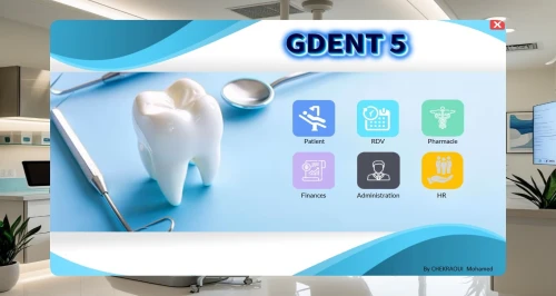 Gdent5  gestion cabinet dentaire