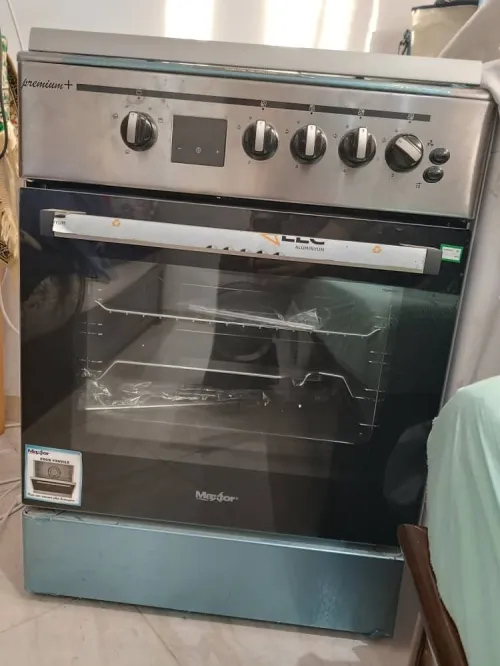 CUISINIERE MAXTOR 4 FEUX INOX PREMIUM+
