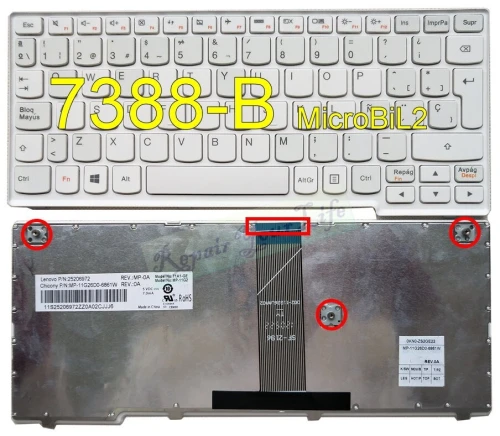 Clavier d'ordinateur Portable LAPTOP