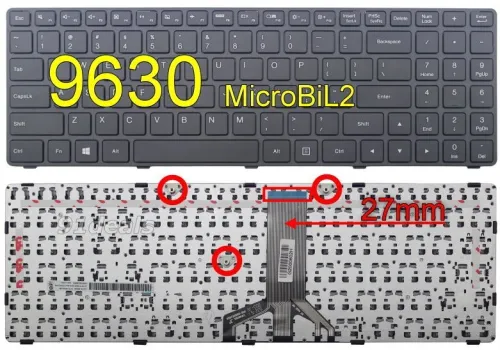 Clavier d'ordinateur Portable LAPTOP