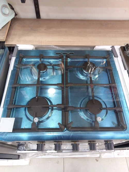 PROMO CUISINIÈRE 4  FEUX FONTE CONDOR INOX AVEC AFFICHEUR VENTILÉ CATALYSEUR