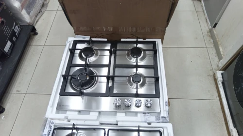 Promo plaque de cuisson Ariston 4 feux-wok tabouna inox FONTE thermocouple 6G4GC222BN 
