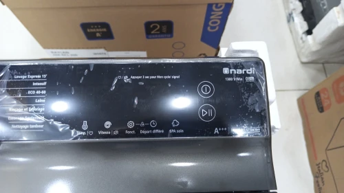 promo machine a laver nardi titanium gris inverter top 8kg 1300tr/min européenne 