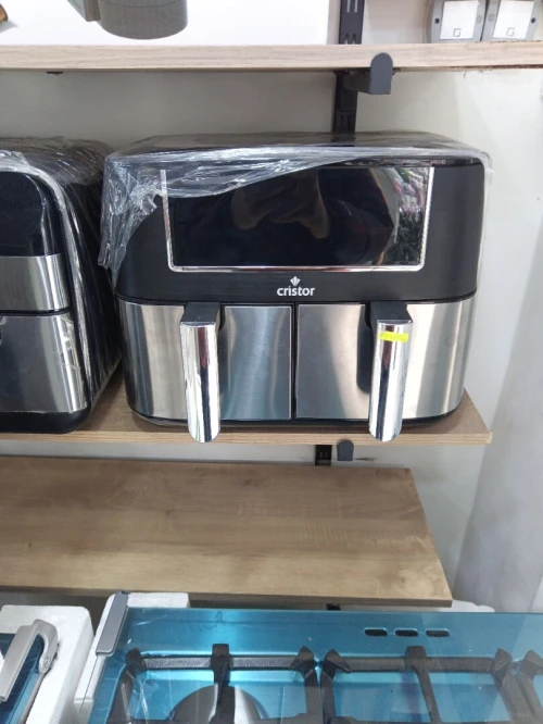 PROMO AIR FRYER CRISTOR DOUBLE BAC TACTILE AVEC AFFICHEUR 9L