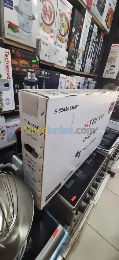 PROMO NEW TV STREAM 32 GOOGLE TV EX1GH  android 14 DERNIERE MISE A JOUR
