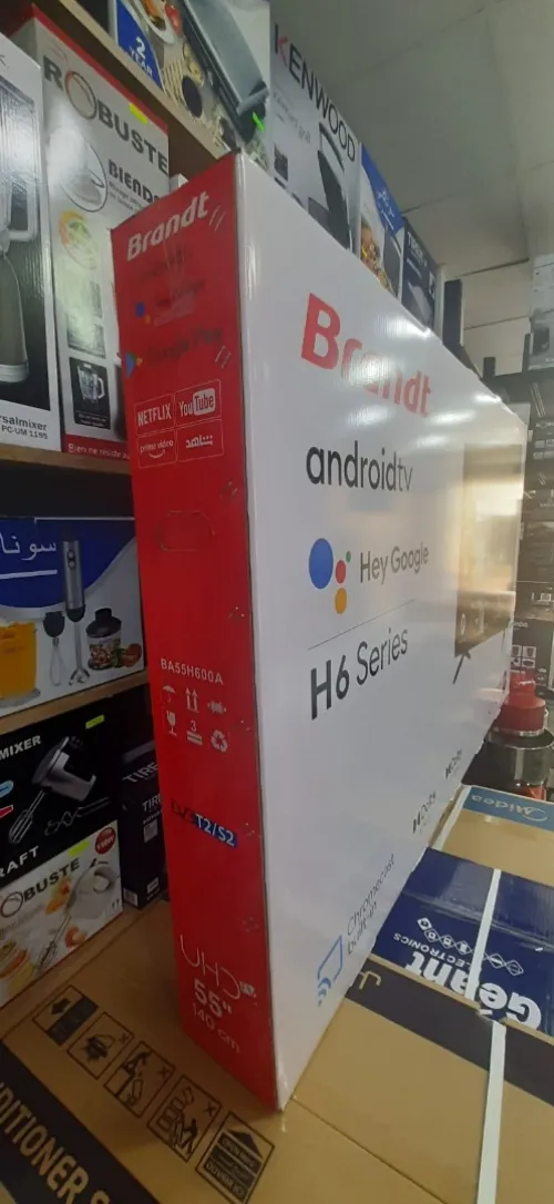 SUPER PROMOTION TV BRANDT 55 H6 SMART 4K UHD GOOGLE TV HEY GOOGLE FRAMLESS