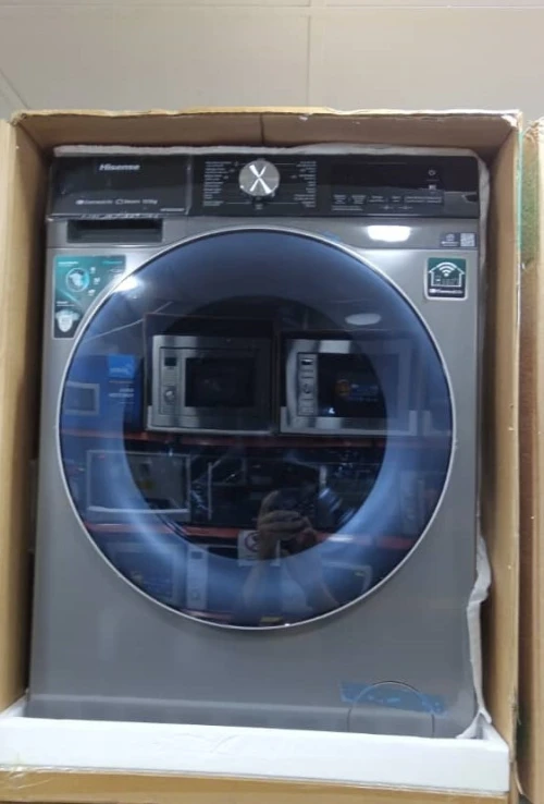 PROMO MACHINE A LAVER 10.5KG 1400TR/MIN HISENSE GRIS STEAM WIFI - CONNECT LIFE