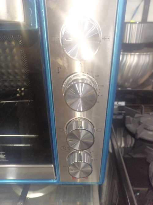 PROMO FOUR ANESTA ÉLECTRIQUE INOX 52L VENTILÉ THERMOSTAT TOURNE-BROCHE 