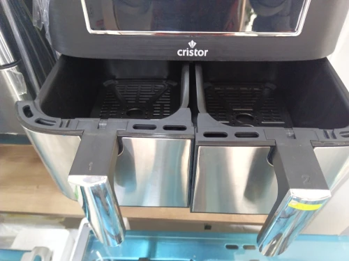 PROMO AIR FRYER CRISTOR DOUBLE BAC TACTILE AVEC AFFICHEUR 9L