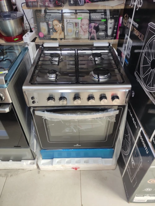 promo cuisinière cristor  4feux inox ventilé