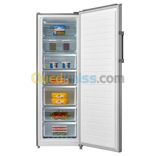 PROMOTION CONGELATEUR MIDEA INOX  VERTICAL 7 TIRROIR  NOFROST 345L