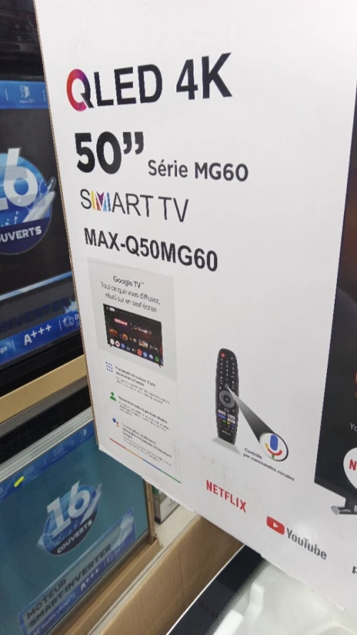 Superpromo tv Maxwell Qled 50 Google TV 2025 android 14