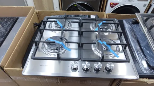 Plaque de cuisson arcodym-midea 4 feux fonte thermocouple inox 