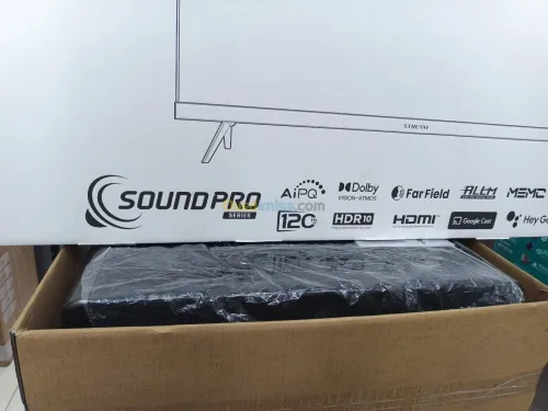 Super Promo TV stream 55 Qled 120HZ SoundPro Google TV Android 14