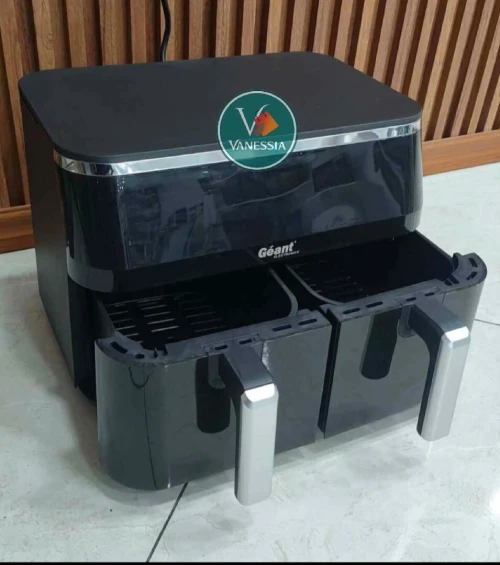 Friteuse À Air Marque Géant Double Bac 4,2L
