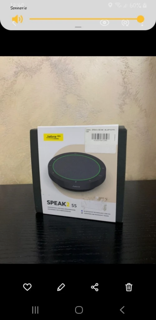 BAFLE JABRA EVOLVE2 55