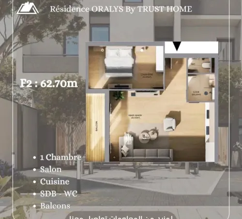 Vente Appartement F3 Oran Oran