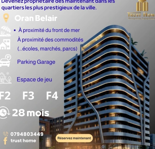 Vente Appartement F3 Oran Oran