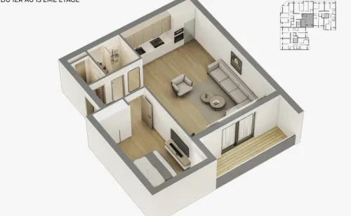 Vente Appartement F2 Oran Oran