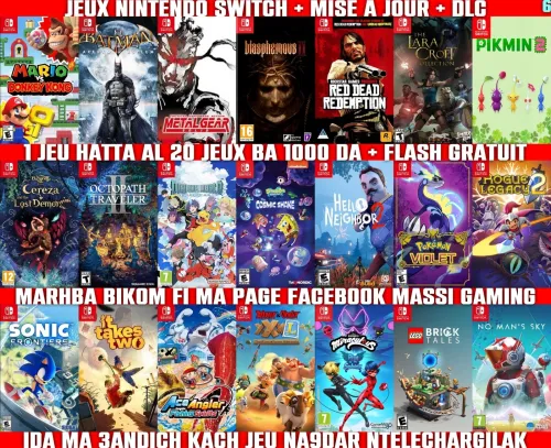 INSTALLATION JEUX NINTENDO SWITCH FLASHÉE / PUCÉE (+ FLASH GRATUIT + DLC) *