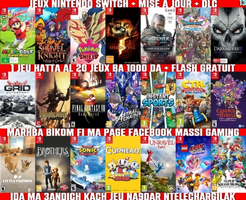 INSTALLATION JEUX NINTENDO SWITCH FLASHÉE / PUCÉE (+ FLASH GRATUIT + DLC + MISE A JOUR) --