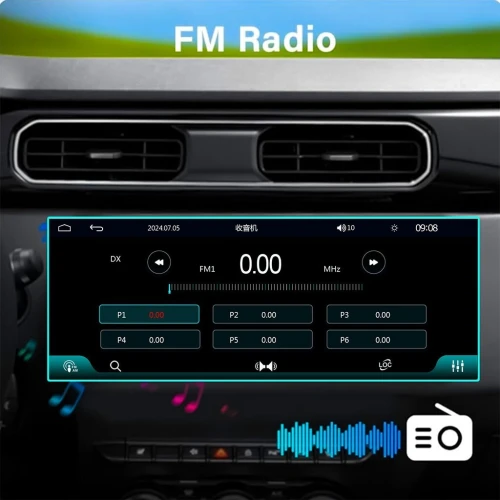 Autoradio 2-DIN avec écran tactile, USB-C, Bluetooth, Wi-Fi, CarPlay et Android Auto