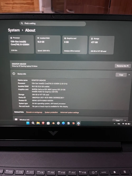 HP victus 15