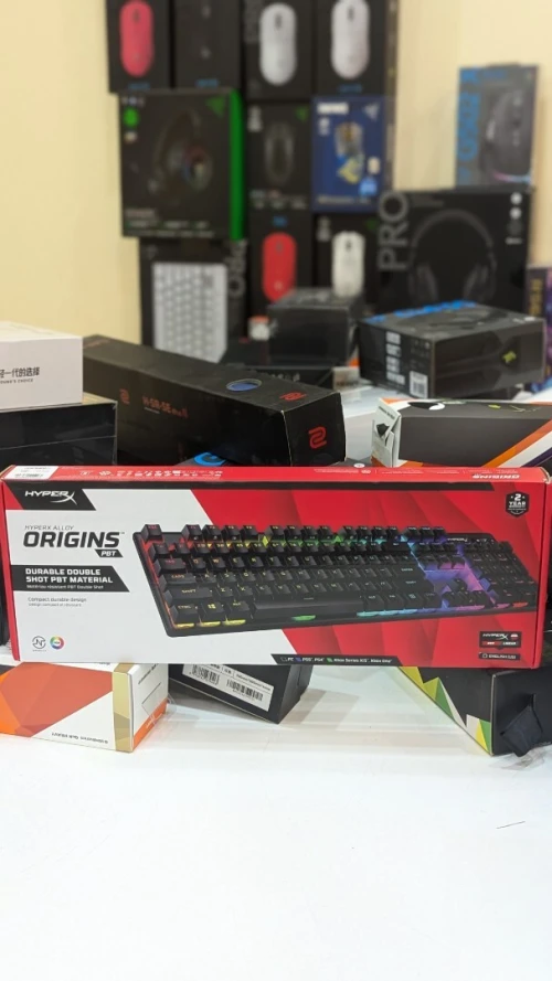 HyperX Alloy Origins PBT Mechanical Gaming Keyboard HyperX Red Linear Switches