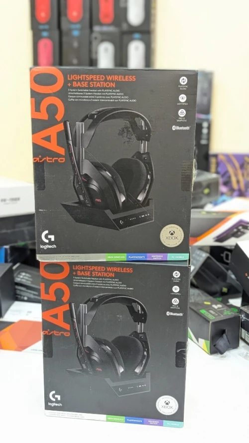 Logitech Astro A50 Multi-Platform Wireless + Base Station for PS5/Xbox/PC - Black -