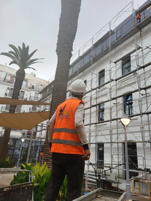 Location echafaudage facadier 