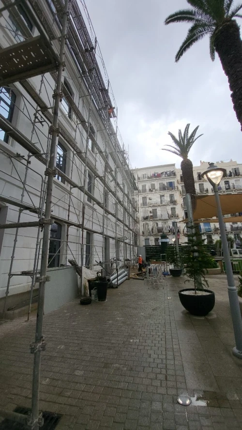 Location echafaudage facadier 