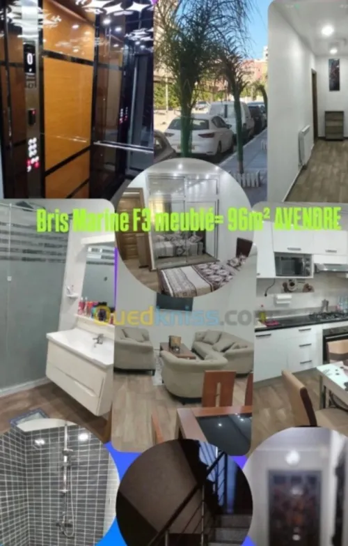 Vente Appartement F3 Alger Bordj el bahri