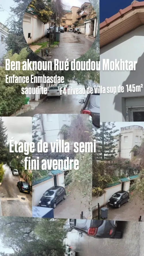 Vente Appartement Niveau de villa F4 Alger Ben aknoun