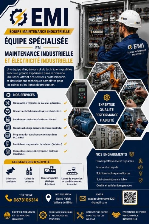 Equie de maintenance industrielle