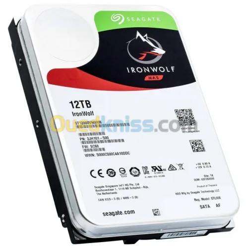 Disque Dur Interne Seagate Iron Wolf NAS 12To 
