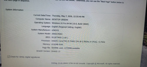Pc lenovo