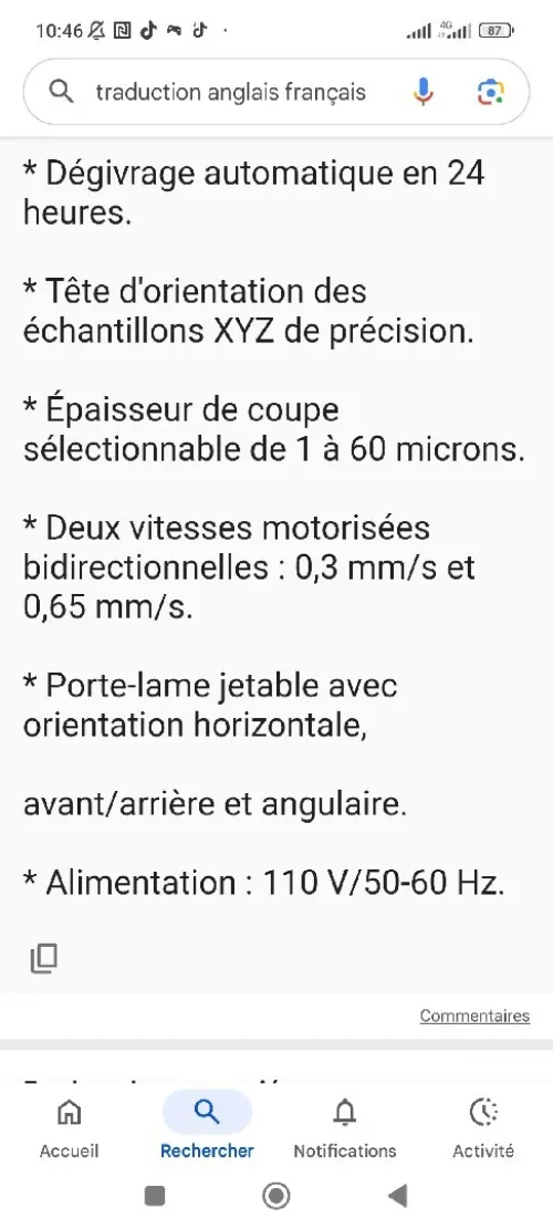 Microtome cryostat Leica