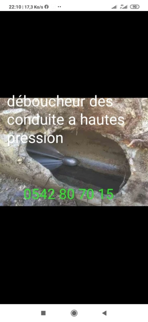 Société nettoyage débouchage curage vidange fosse septique...